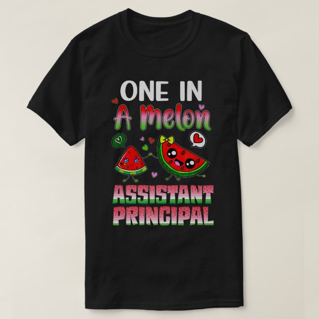 Camiseta Uno En Un Director Auxiliar De Melón  (Diseño del anverso)