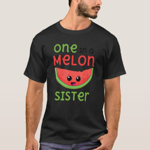 Camiseta Uno En Un Grupo De Hermanas Fiesta Melón Que Coinc