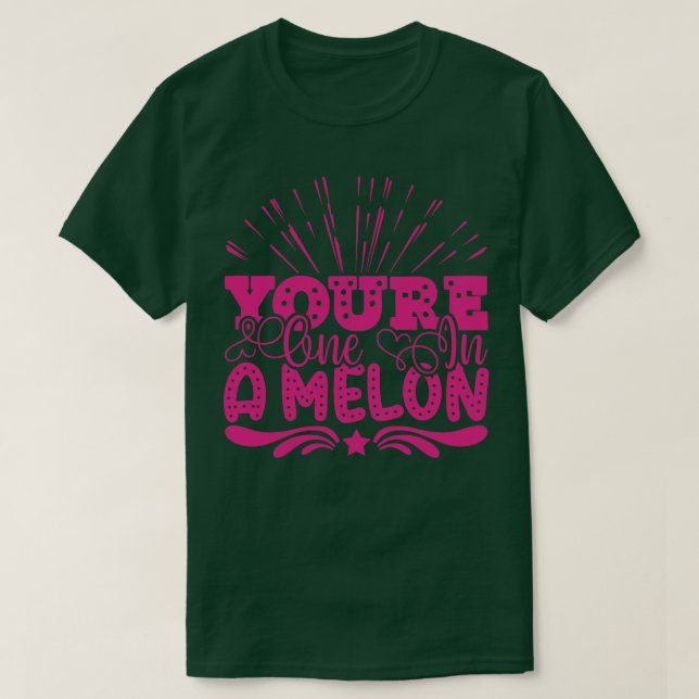 CAMISETA UNO EN UN MELÓN (Diseño del anverso)