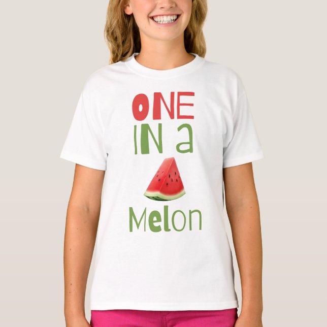 Camiseta Uno en un melón (Anverso)