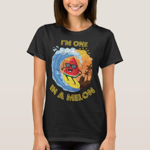 Camiseta Uno En Un Melón Cute Divertido Verano Fruta De La 
