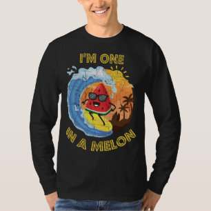 Camiseta Uno En Un Melón Cute Divertido Verano Fruta De La