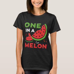 Camiseta Uno En Un Melón De Melón Aburrido Verano