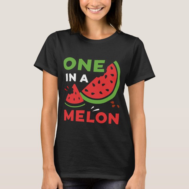 Camiseta Uno En Un Melón De Melón Aburrido Verano (Anverso)
