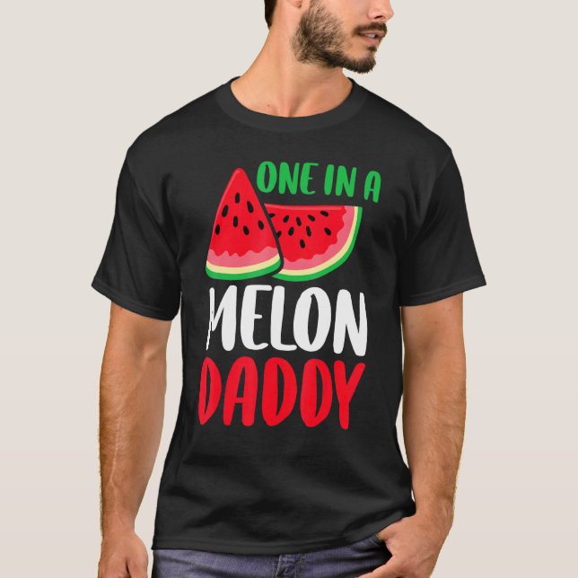 Camiseta Uno En Un Melón De Melón De Papi (Anverso)