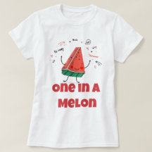 Uno en un melón - Diseño divertido de sandía de ve