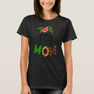 Camiseta Uno En Un Melón Mamá Desordenado Bun Watermelón Ve