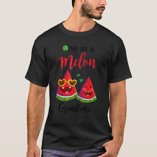 Camiseta Uno En Un Melón Melón De Melón De Melón Verano Haw (Anverso)
