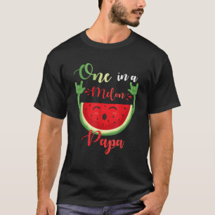 Camiseta Uno En Un Melón Papa Divertido Cumpleaños Familiar