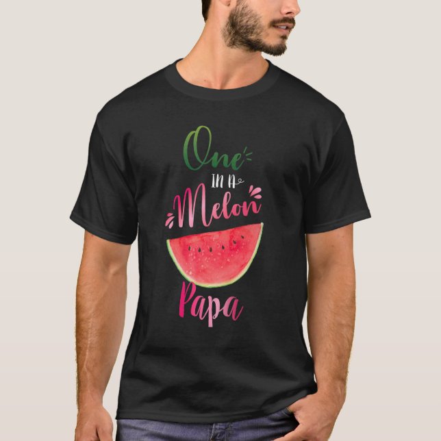 Camiseta Uno En Un Melón Papa Waterlemon Padre (Anverso)