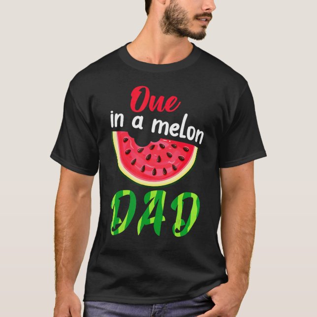 Camiseta Uno En Un Melón Papi Dadá Fruta De Agua Guay Fa (Anverso)