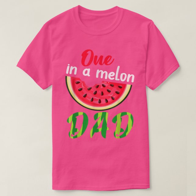 Camiseta Uno En Un Melón Papi Dadá Fruta De Agua Guay Fa (Diseño del anverso)