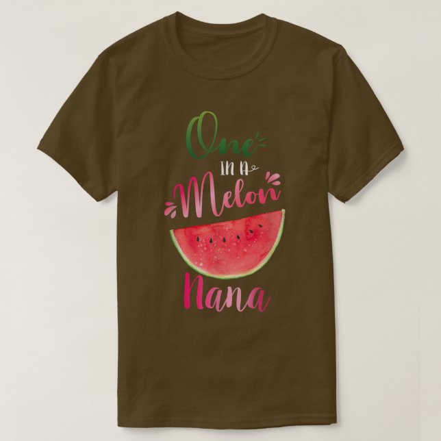 Camiseta Uno En Un Regalo De Abuela Melón Nana Waterlemon (Diseño del anverso)