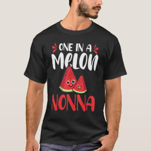 Camiseta Uno En Una Familia De Melones De Melón Nonna