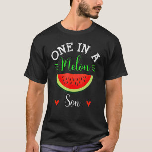 Camiseta Uno En Una Familia De Verano De Melón Son Melones