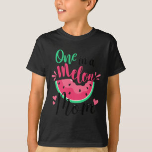 Camiseta Uno En Una Fiesta De Cumpleaños De Verano De Melón