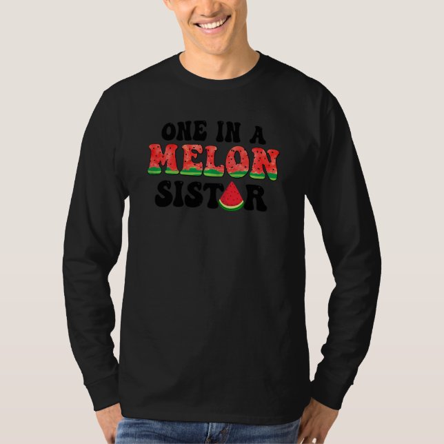 Camiseta Uno En Una Hermana Melón Primer Cumpleaños (Anverso)