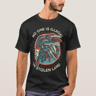 Camiseta Uno Es Ilegal En La Protesta G Contra Trump En Tie