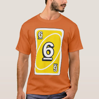 Camiseta UNO Halloween Yellow 6 Card