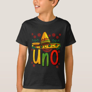 Camiseta Uno mi primer cumpleaños mexicano Cinco De Mayo