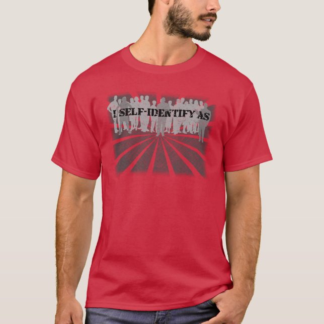 Camiseta uno mismo-identifique (Anverso)