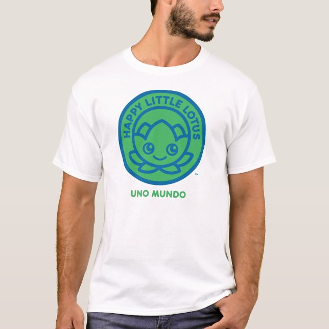 Camiseta UNO MUNDO, feliz pequeño Lotus HLL_03 (Anverso)