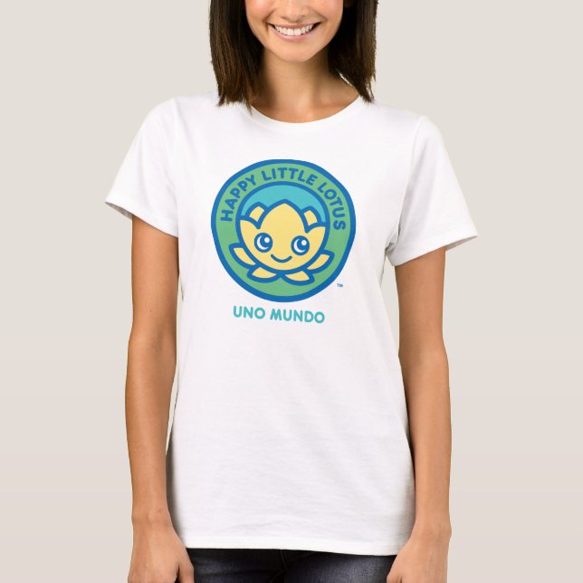 Camiseta UNO MUNDO, feliz pequeño Lotus HLL_06 (Anverso)