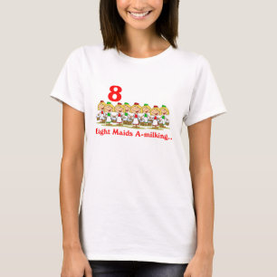 Camiseta Uno-ordeño de ocho criadas