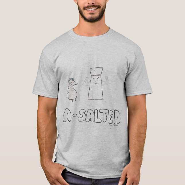 Camiseta uno-salado (Anverso)