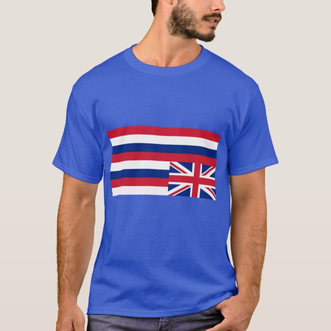 Camiseta Unoccupy Hawaii al revés de la bandera hawaiana (Anverso)