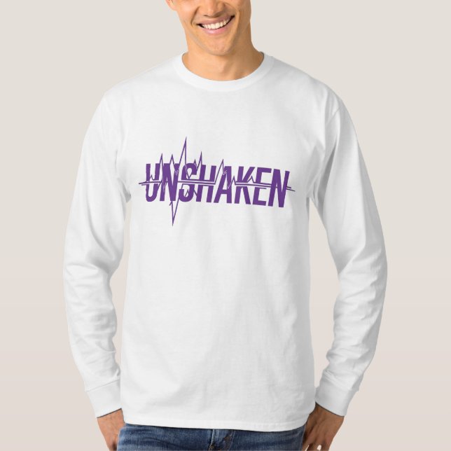 Camiseta UNSHAKEN – Epilepsy Awareness Purple Day Design (Anverso)