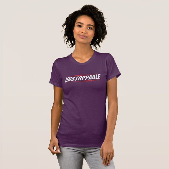 Camiseta Unstoppable Aesthetic motivational (Anverso completo)