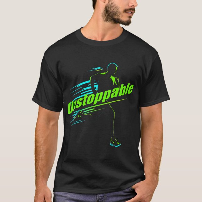 Camiseta “Unstoppable” Runner Graphic T-Shirt (Anverso)
