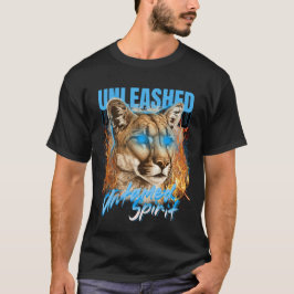 Camiseta Untamed Spirit - Fiery Puma Art