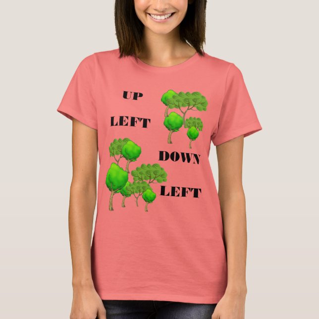 Camiseta Up Left Down Left (Anverso)