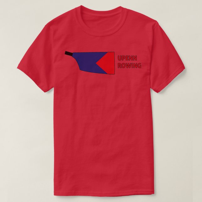 Camiseta upenn rowing (Diseño del anverso)