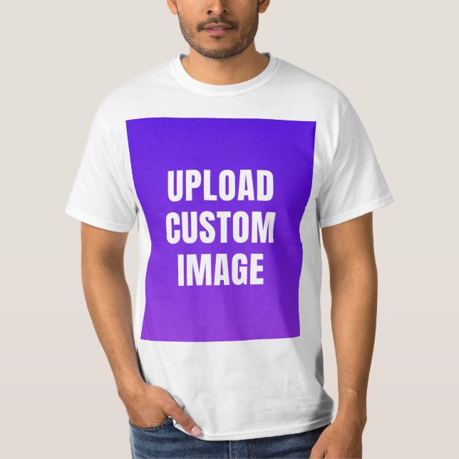 Camiseta Upload Custom Image - Add Your Own To Print On A (Anverso)