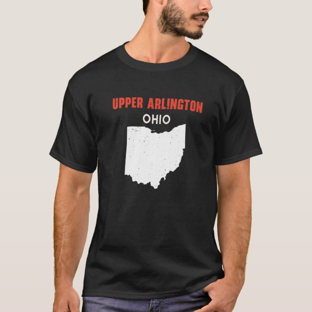 Camiseta UPPER ARLINGTON Ohio USA State America Travel Ohio (Anverso)