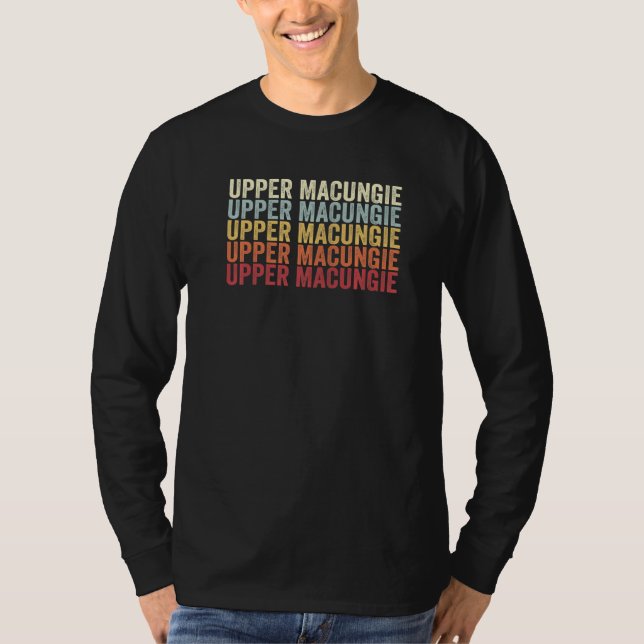 Camiseta Upper Macungie Pennsylvania Upper Macungie PA Retr (Anverso)