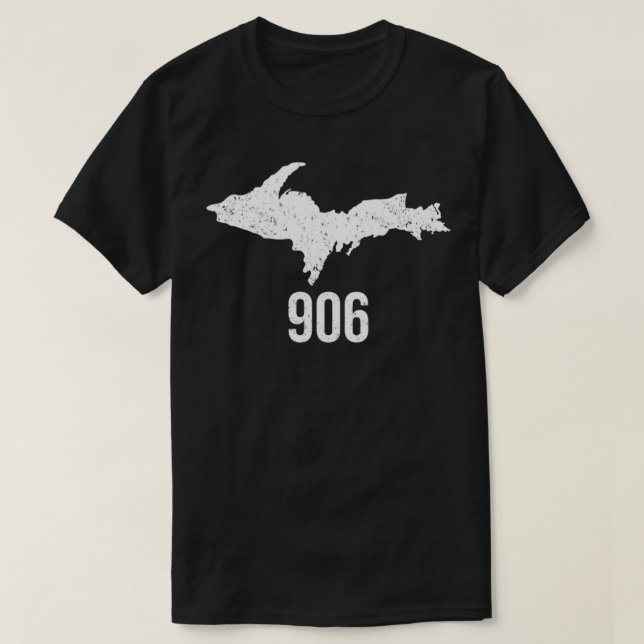 Camiseta Upper Peninsula UP 906 Las raíces del Orgullo de Y (Diseño del anverso)