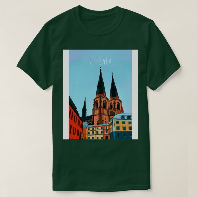 Camiseta Uppsala de Suecia (Diseño del anverso)