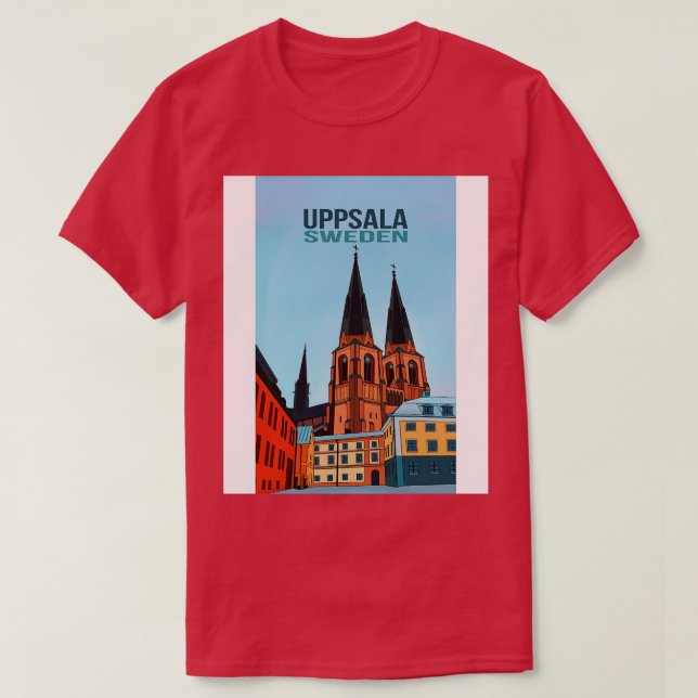 Camiseta Uppsala Suecia (Diseño del anverso)