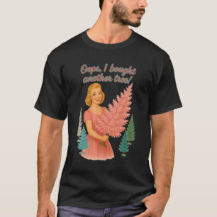 Camiseta Ups Compré Otro Árbol Divertida Navidad Retro