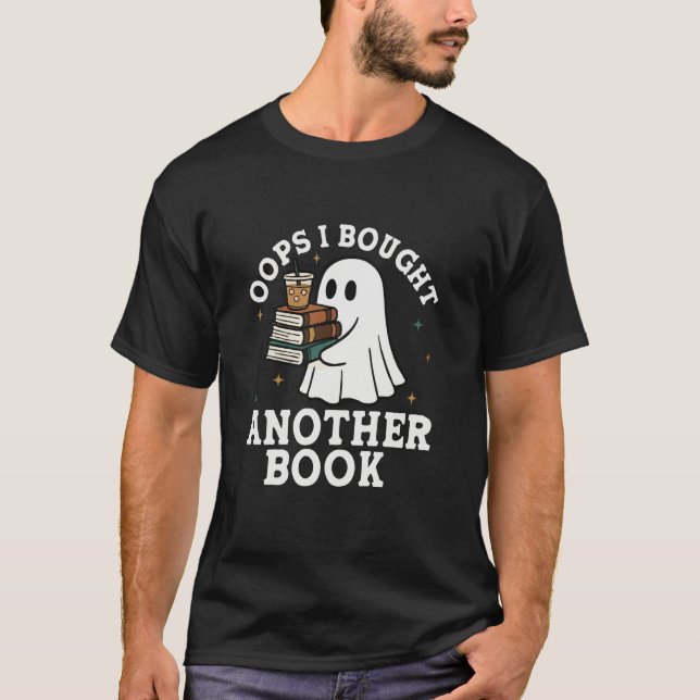 Camiseta Ups Compré Otro Libro Divertido Fantasma De Hallow (Anverso)
