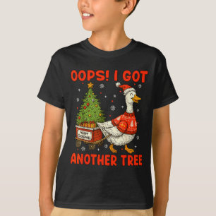 Camiseta Ups, conseguí otro árbol Merry Goosemas Ganso Tont