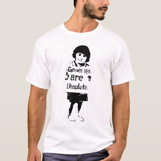 Camiseta Ups crecido es obsoleto (Anverso)