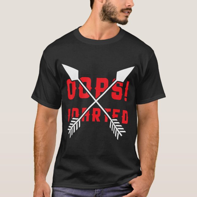 Camiseta ¡Ups! Darted - Darts divertido (Anverso)