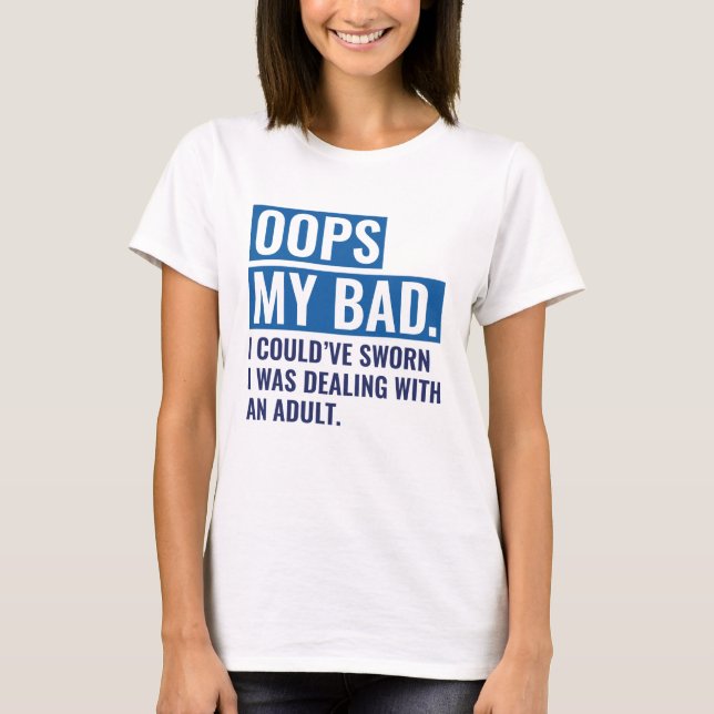 Camiseta UPS Mi Error (Anverso)