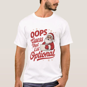 Camiseta Ups, supongo que esa lista es opcional, divertido