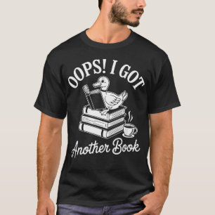 Camiseta Ups, tengo otro pato de libro leyendo café
